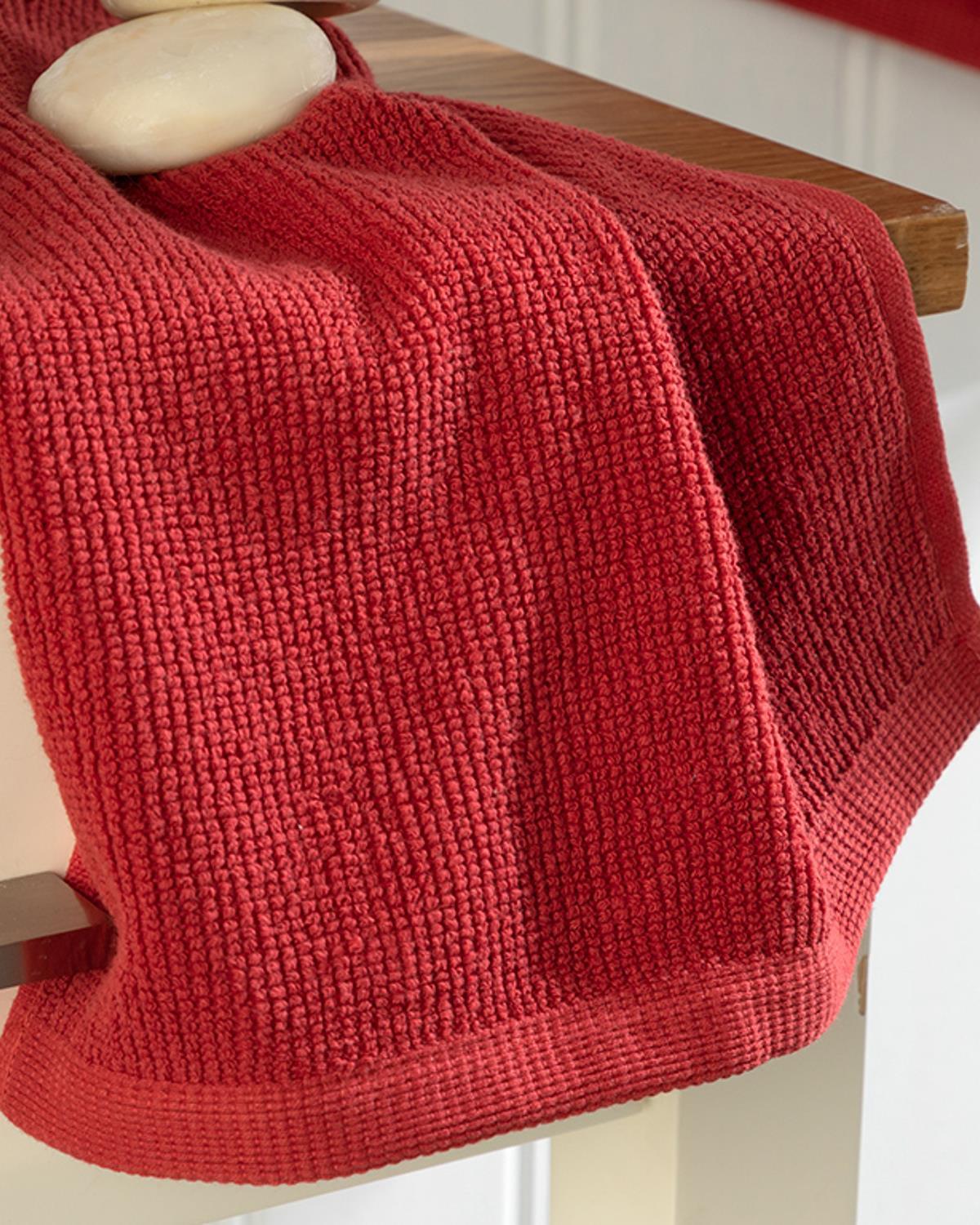 Maris Cottony Hand Towel 30x40 cm Brick Red