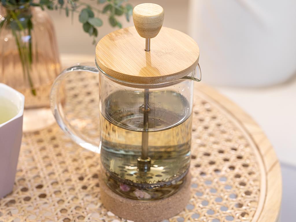 Marsha Bamboo Stainless Steel French Press 600 ml