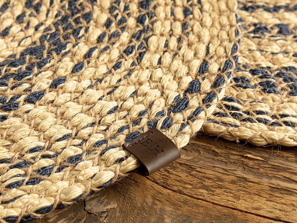 Marsi la Iută Cu 2 Piese Placemat Masă 35 cm Bleumarin