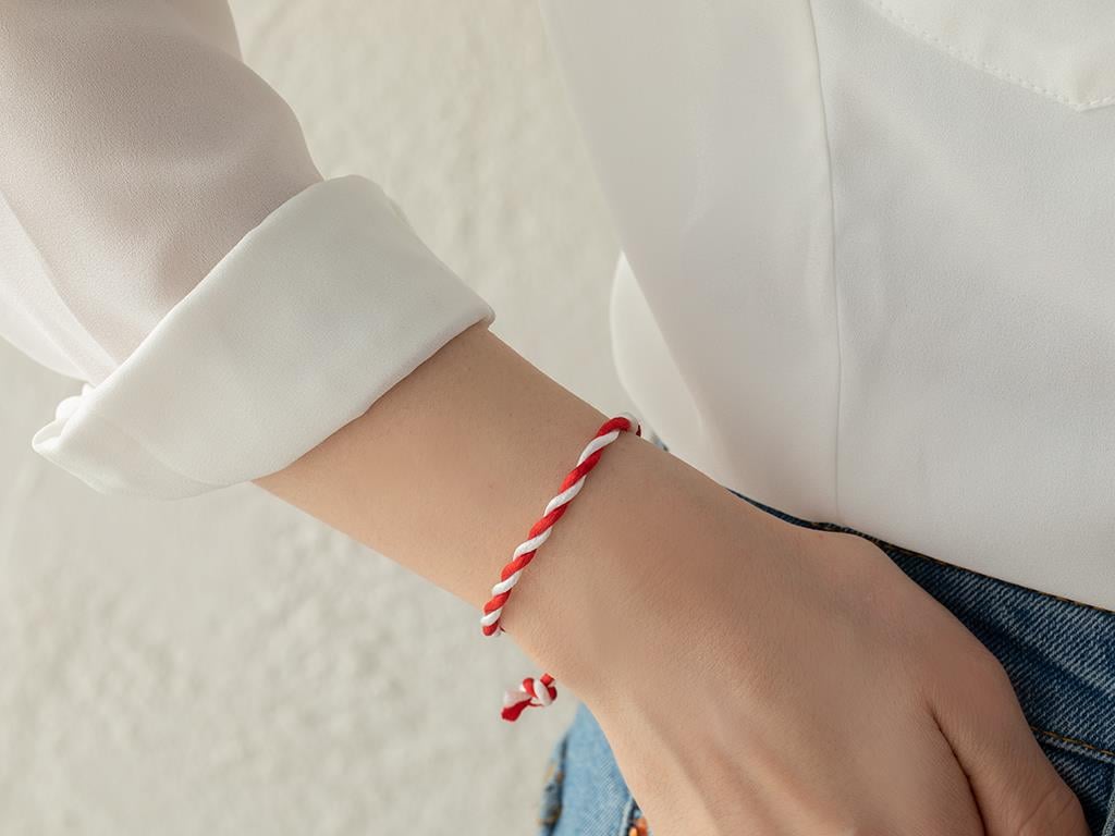Bracelet M Red-White