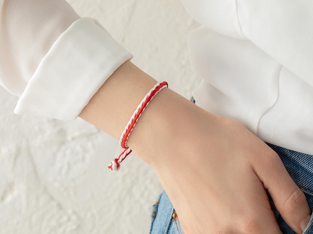 Martenitsa 4 BRĂȚARĂ XL Red-White