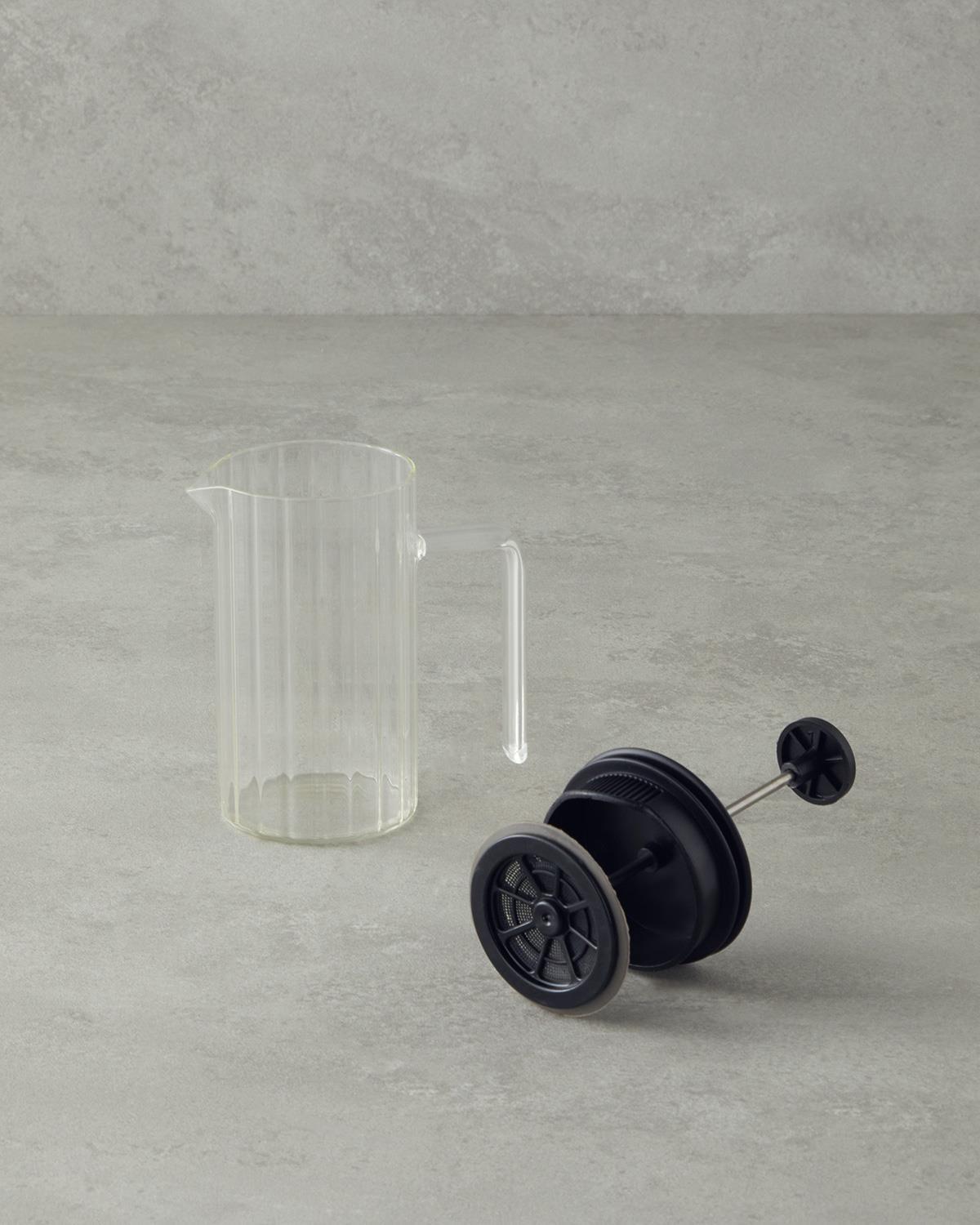 Marvin Borosilicat Presă Franceză 400 ml Negru