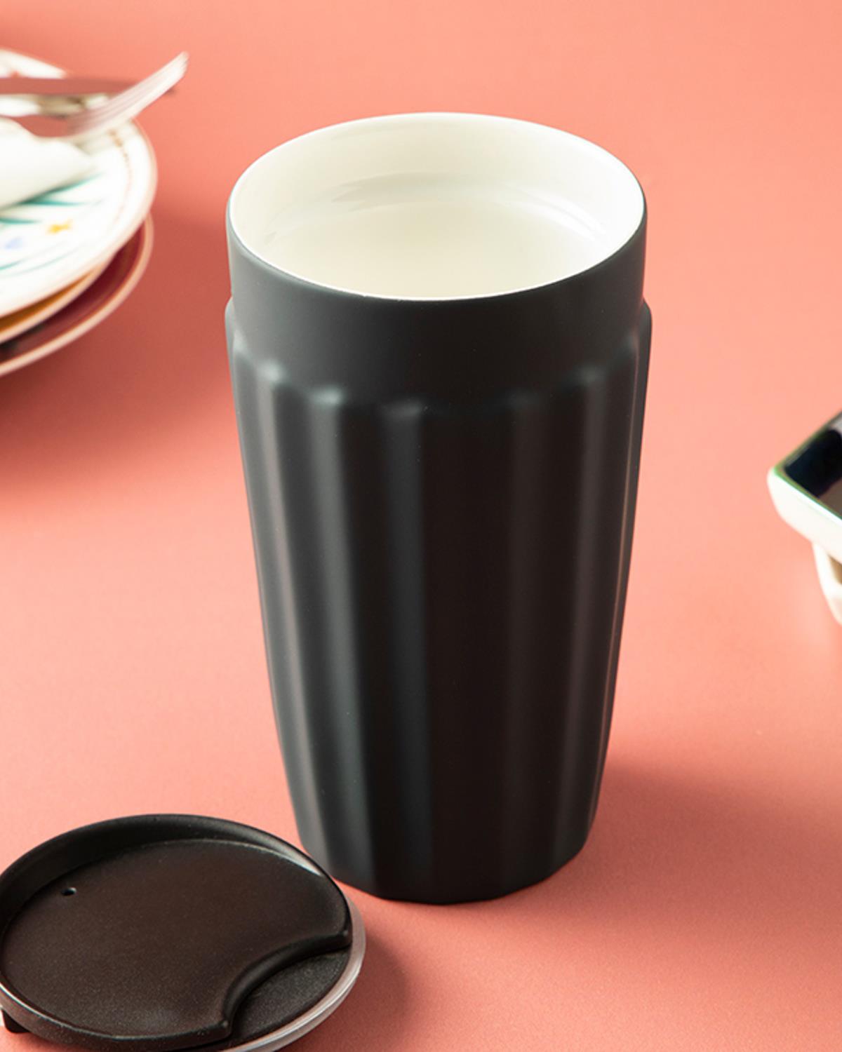 Matte Dream New Bone Double Wall Travel Mug 345 ml Anthracite