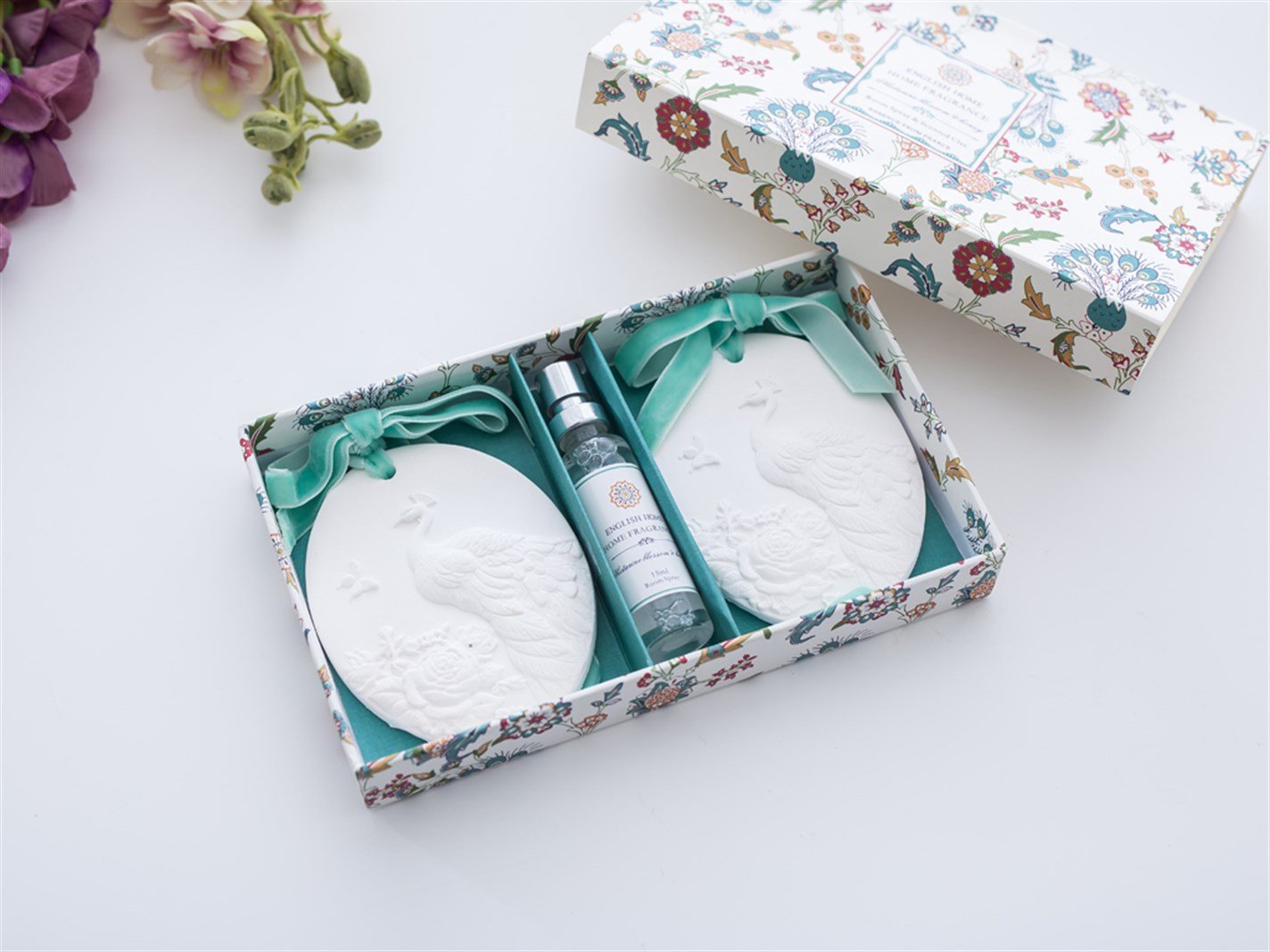 Miere de floare de nectarină Parfumat 2 set . Mint-lilac-roz