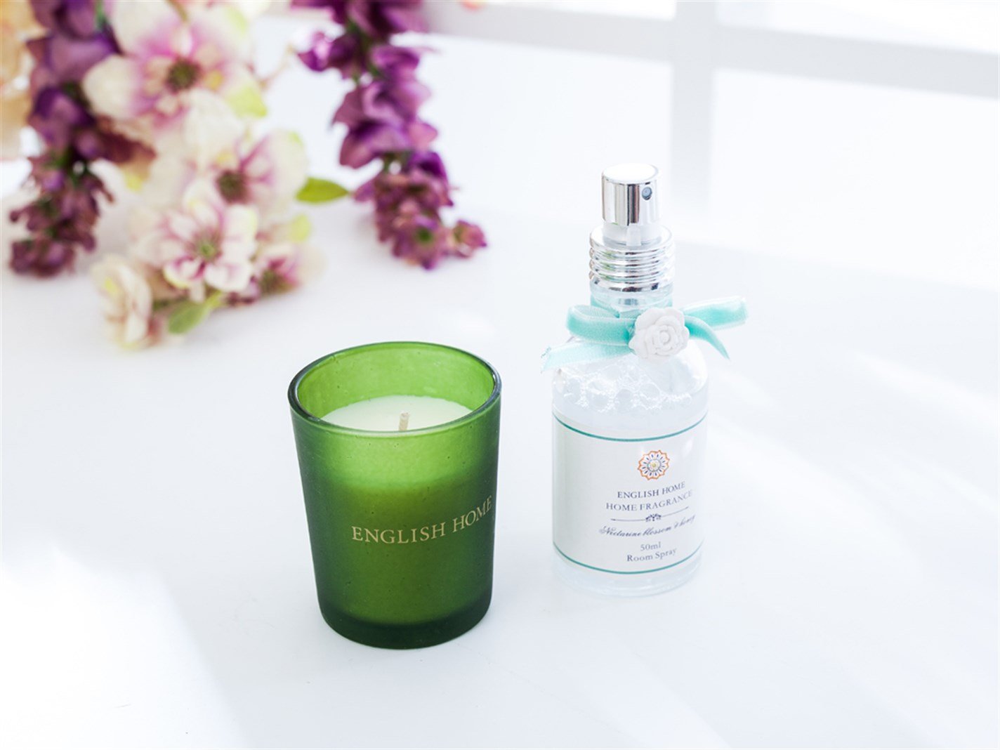 Miere de floare de nectarină # Suvenir . Mint-lilac-roz
