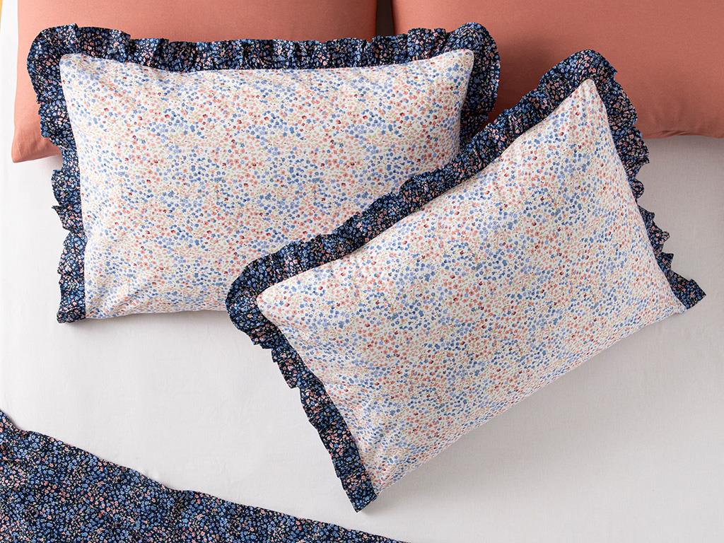 Millefleur Cottony 2 Set Față De Pernă 50*70 Cm Alb