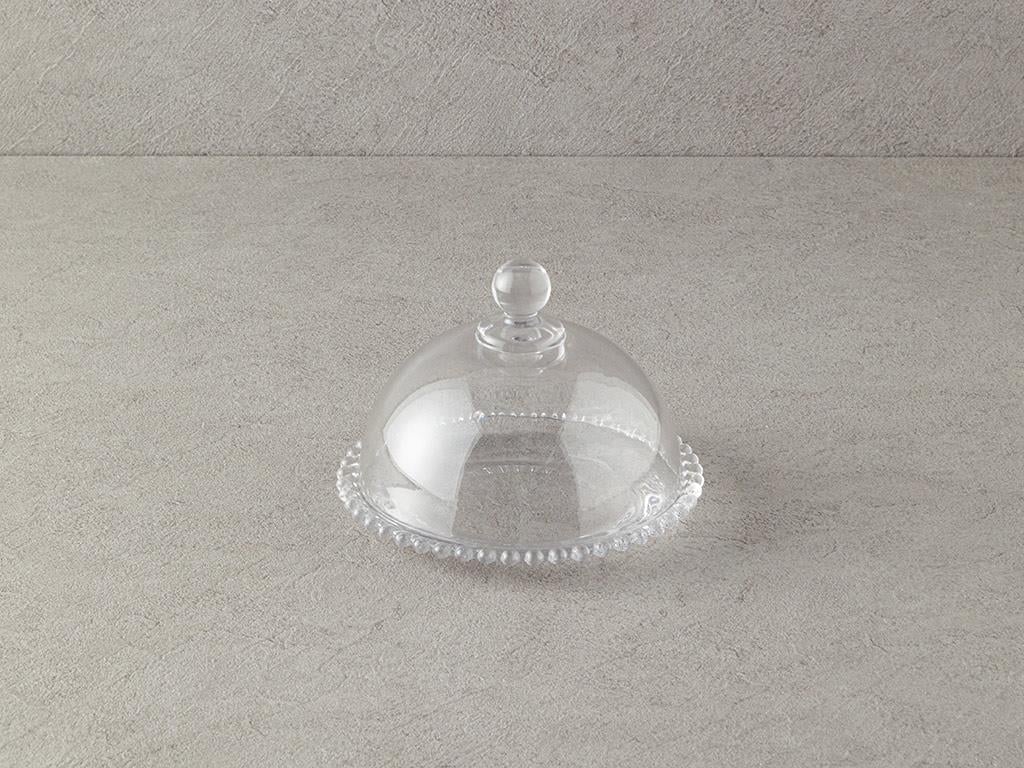 Miny Glass Covered Presenter 19 cm Transparent