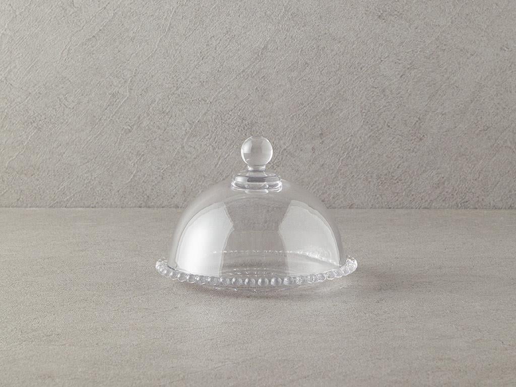 Miny Glass Covered Presenter 19 cm Transparent