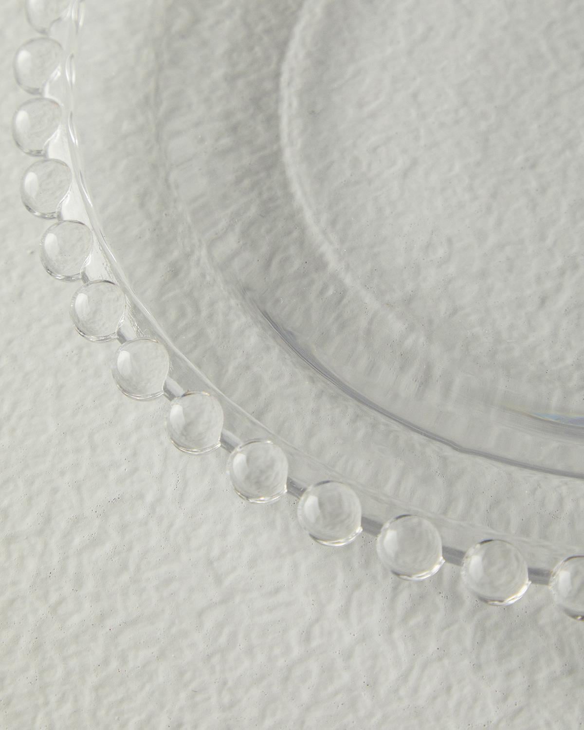 Miny Glass Cake Plate 20 cm Transparent