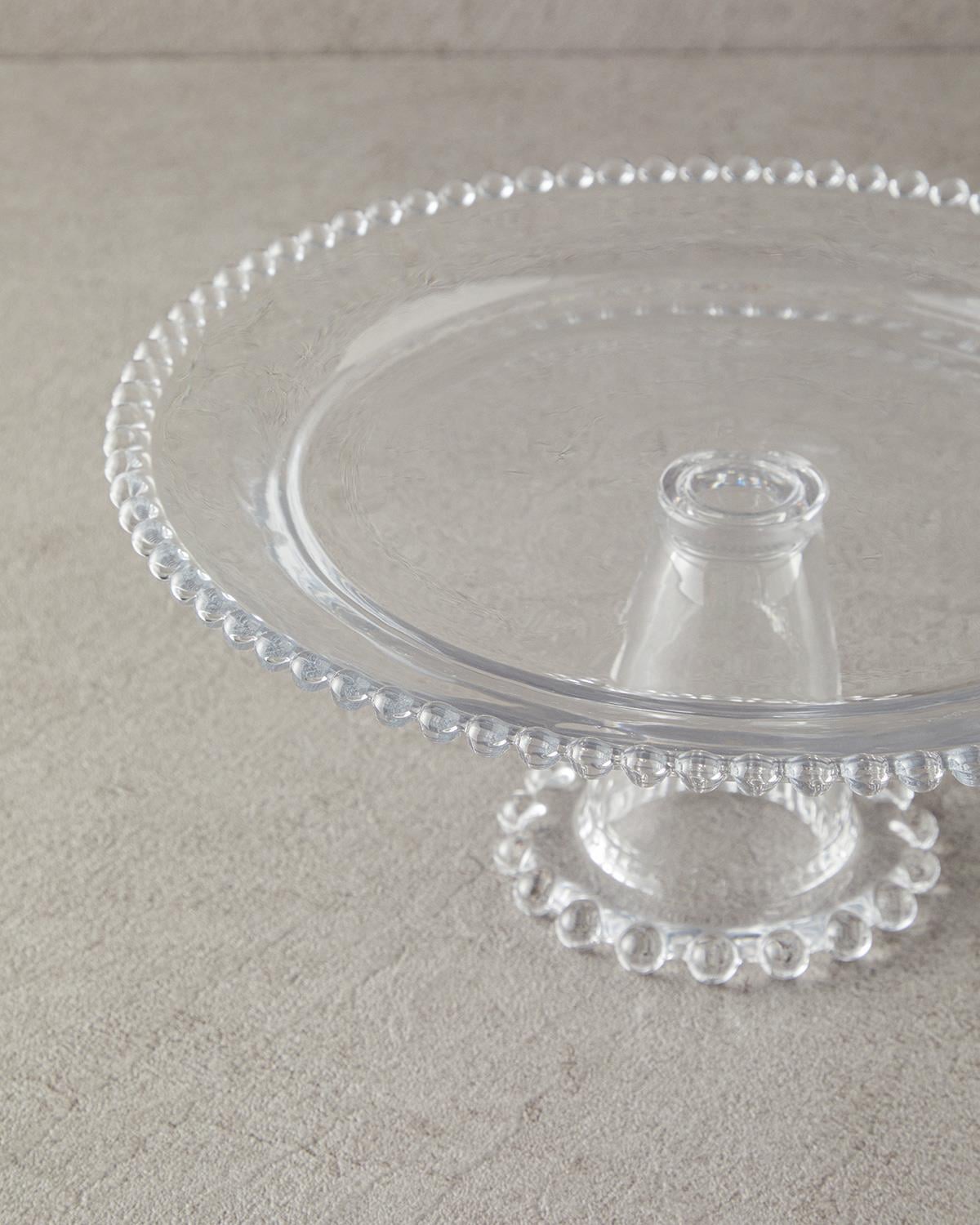 Minya Sticlă Stand Pentru Chec 30,5 cm. Transparent