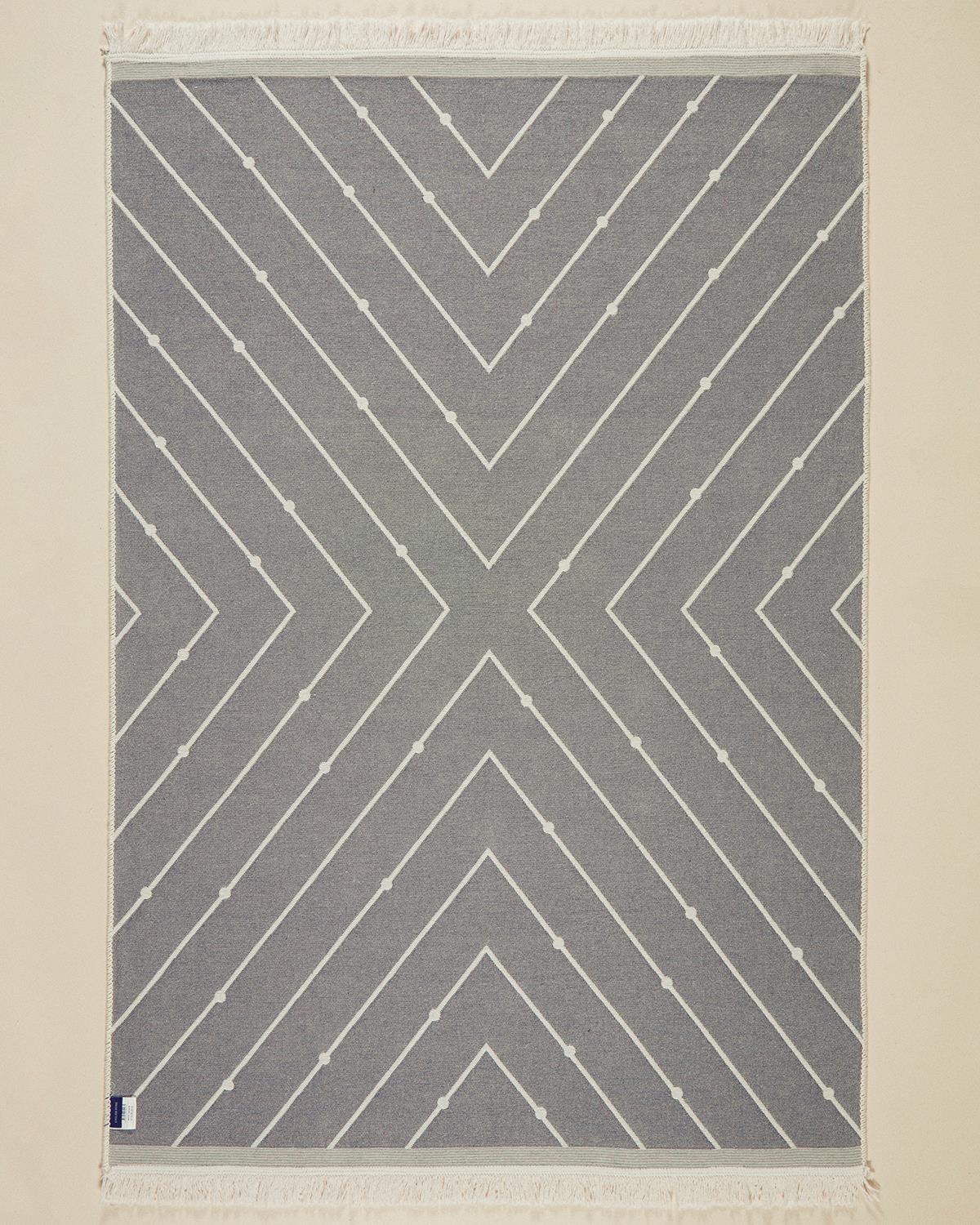 Weaved Weave Rug 80x150 cm Gray