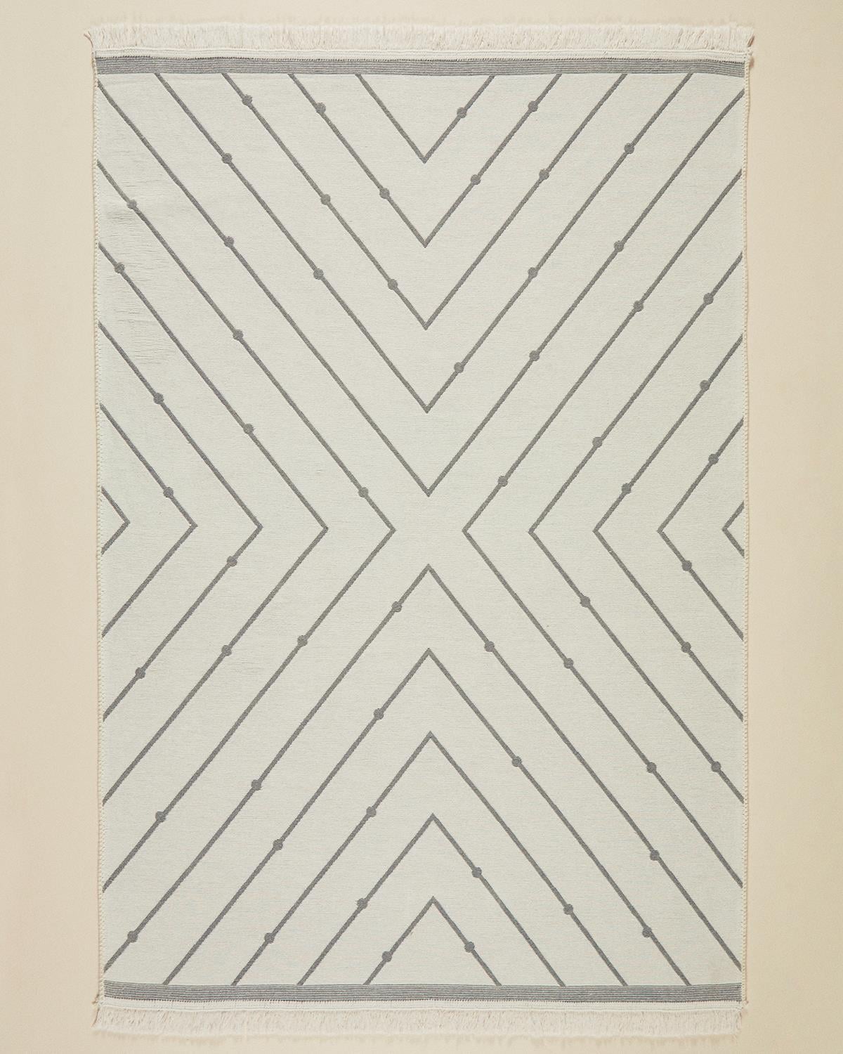 Weaved Weave Rug 80x150 cm Gray