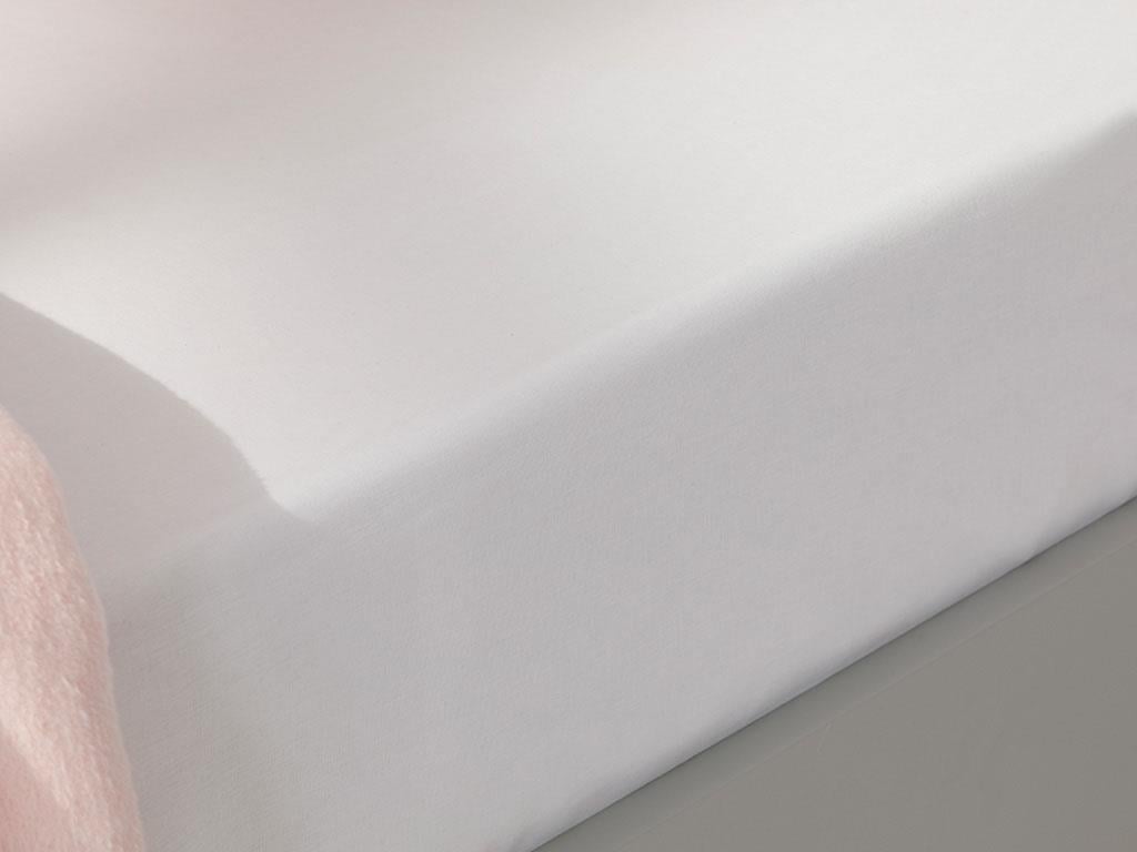 Soft Cottony Baby Fitted Sheet 70x140 cm White