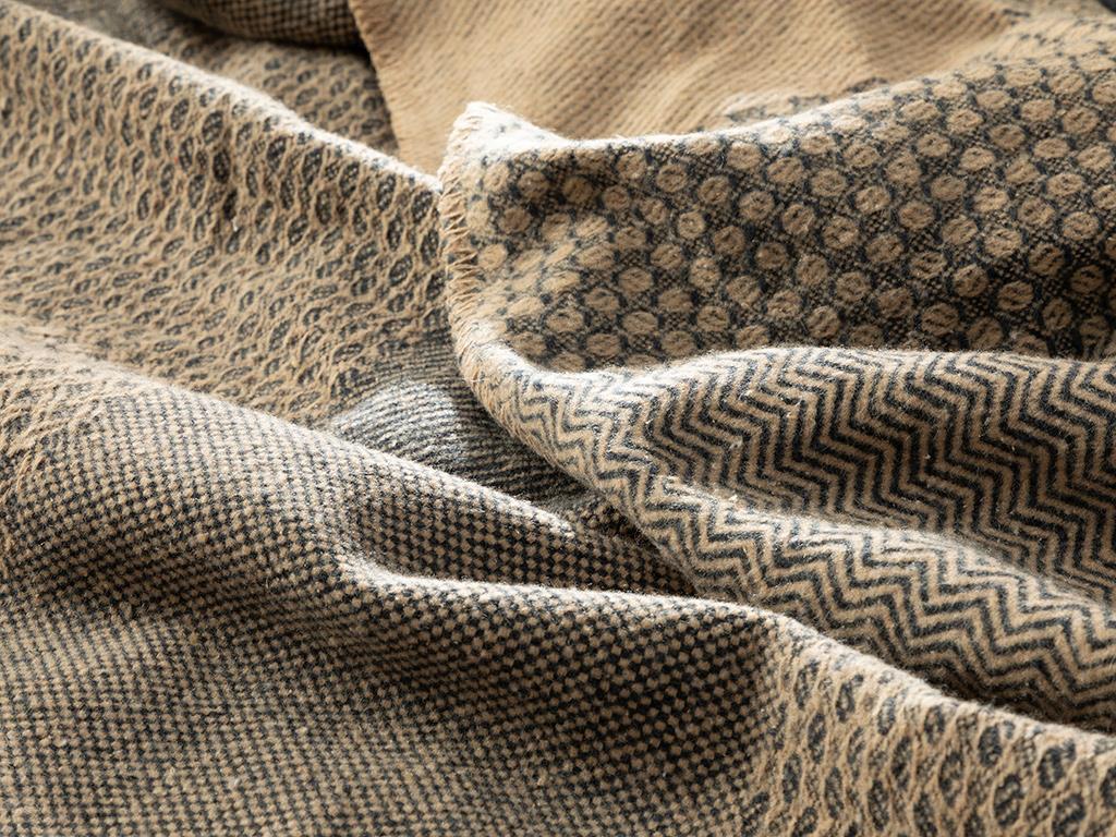 Modern Patch Cottony Double Person  PĂTURĂ 200x220 cm Anthracite
