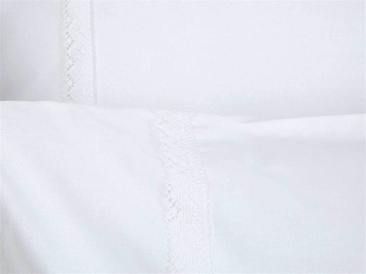 Morisa 57 Tel / 144 Numărul de fir 2 set 50x70 cm Alb