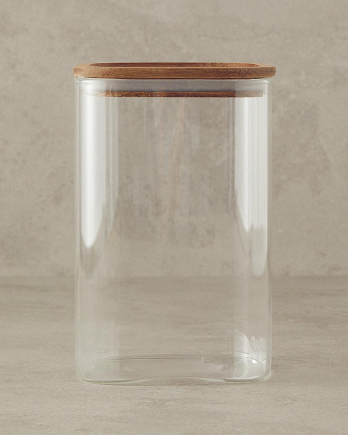 Nathalie Borosilicat Borcan 1000 ml Transparent