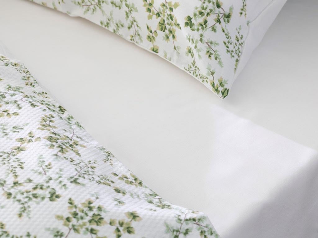 natură  Cu imprimeu Persoană dublă  SET CUVERTURĂ 200x220 cm Mint-lilac-roz