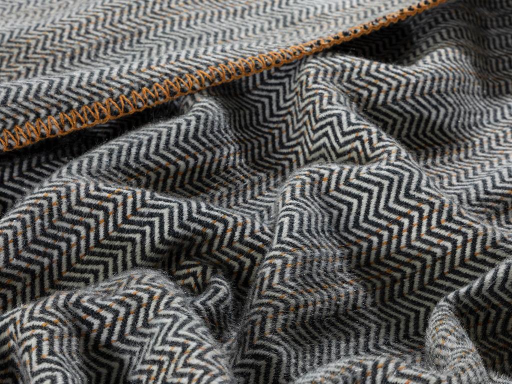 Neostriped Bumbac Dublu Pătură 200*220 Cm Antracit