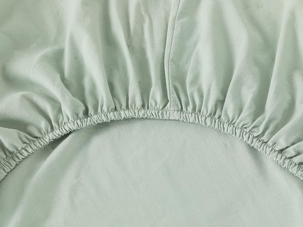 Nervure  Jacquard În Relief Dublu Set Lenjerie De Pat 200*220 Cm verde mentă