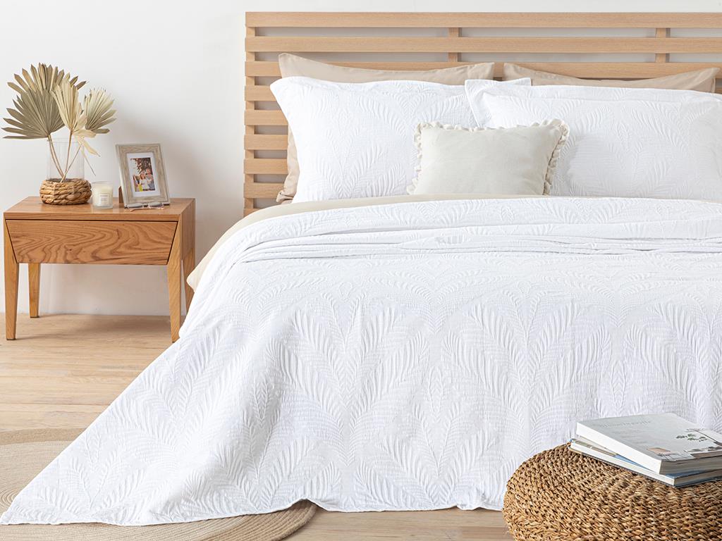Nervure  Kabartma Jakar Meniu mare  SET CUVERTURĂ DE PAT 260x280 cm COLORAT