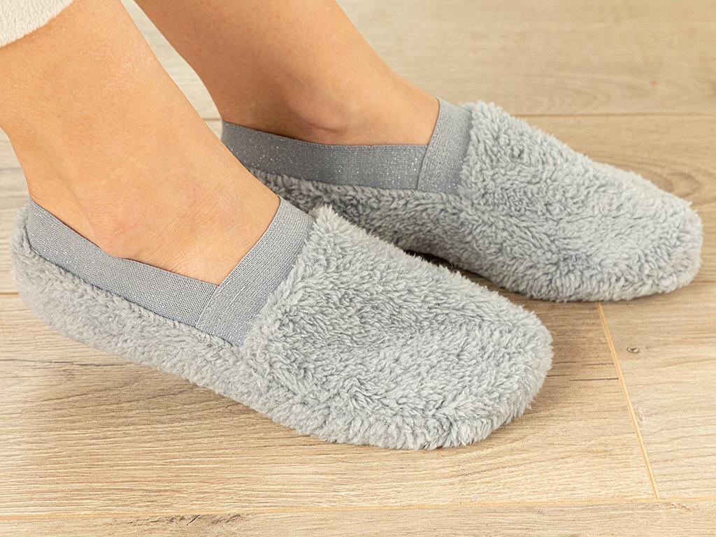 New Soft Silvery  Pluș  Femeie 39-41 Gri.