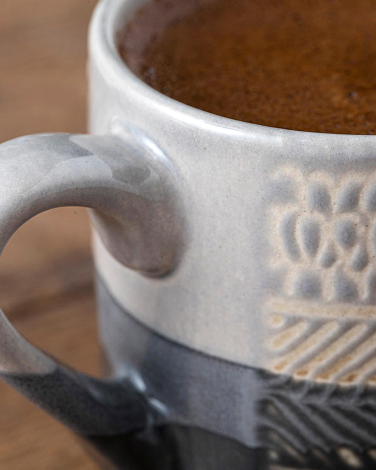 Nora Gresie Espresso Ceașcă 100 ml Gri Închis