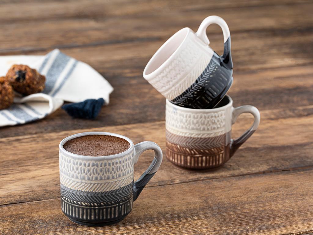 Nora Stoneware Ceașcă De Cafea 100 Ml Negru