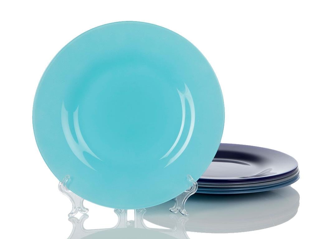 Ocean Glass 6 pcs Service Plate 26 cm Colored