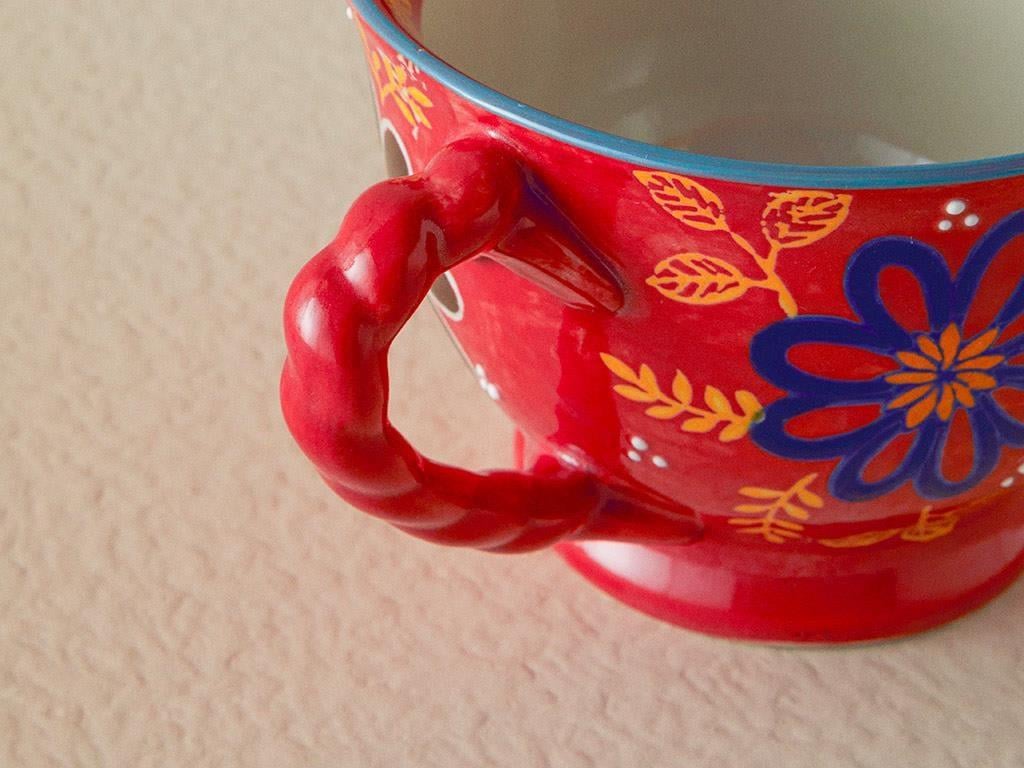 Odesa Ceramică Cană 400 ml Roșu
