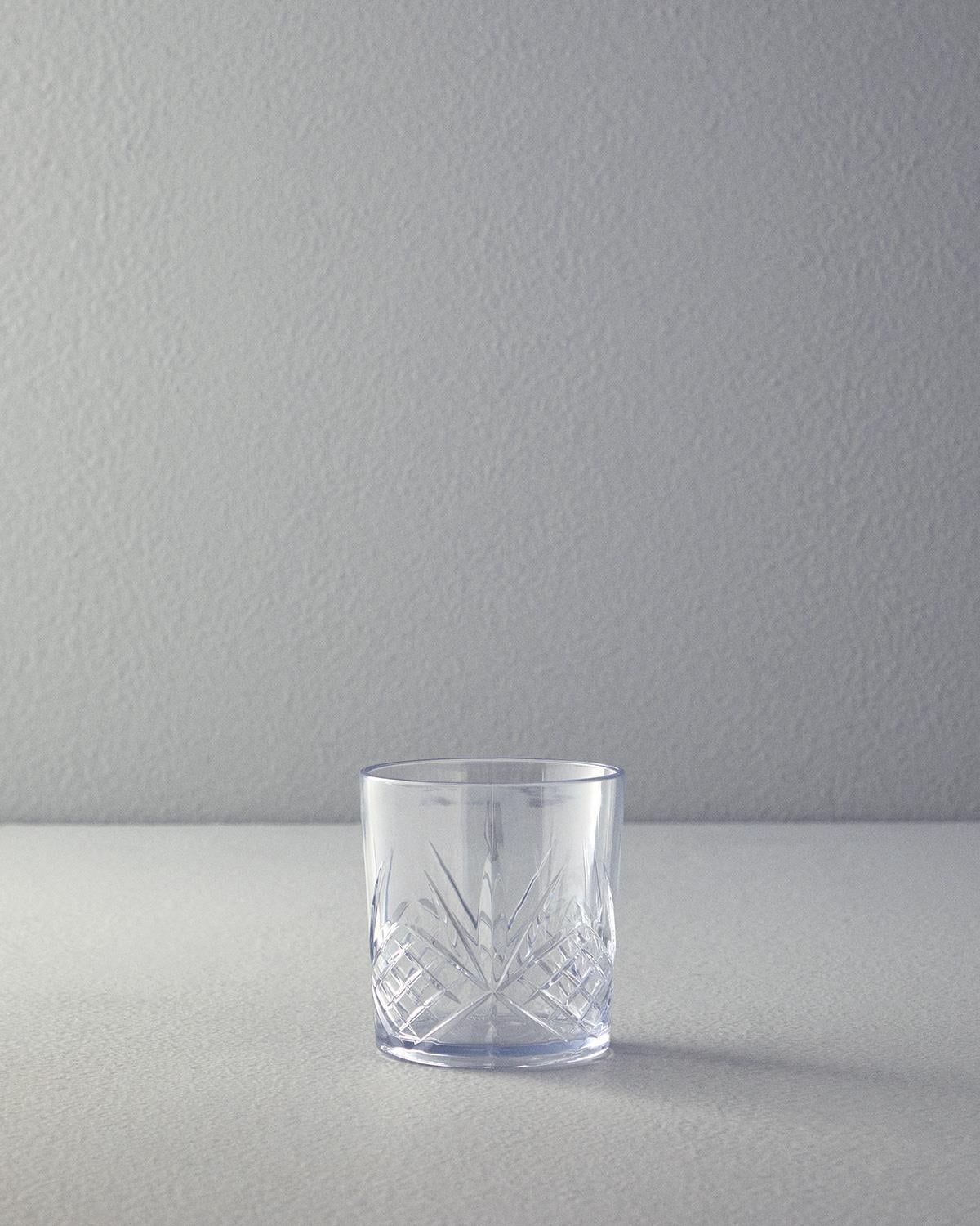 Olivia Acrylic Juice Glass 325 ml Transparent