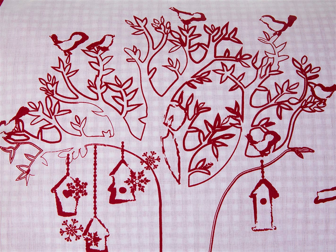 om de zăpadă  Panou 2pcs 50x70 cm roșu