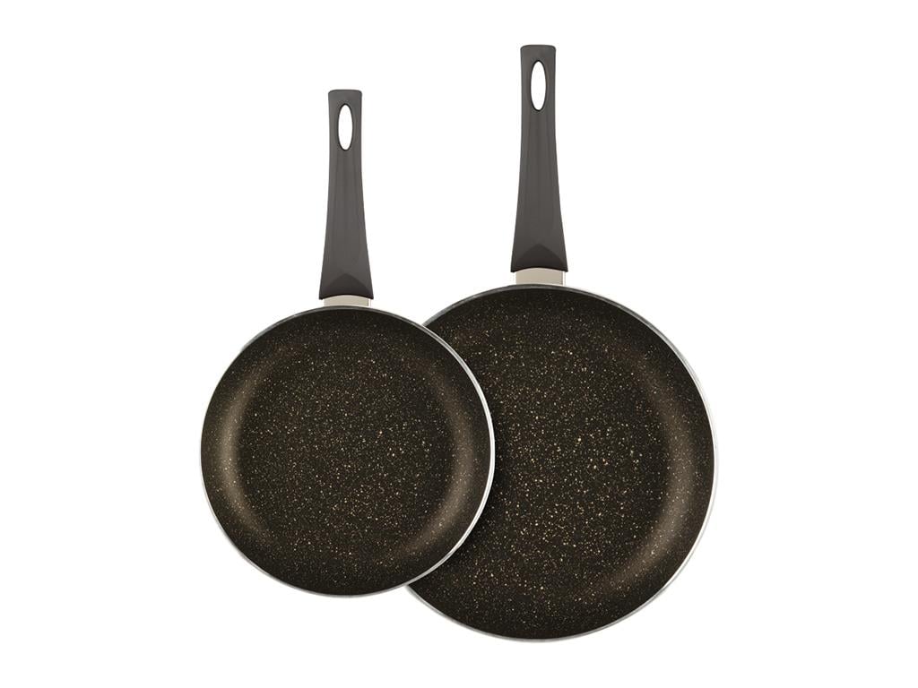 Oslo Granite 2 Pieces Pan Set 24-28 cm Anthracite