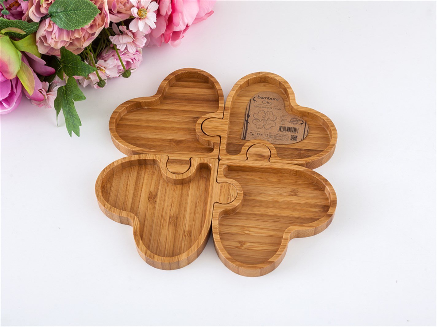 Otto  4 Divizia 24,0x24,0x1,5 cm Burgundia-gri