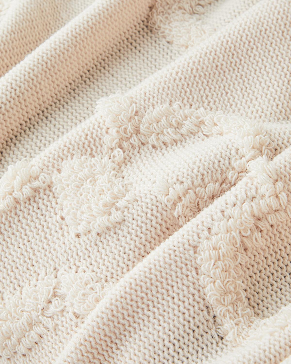 Knitwear Chair Shawl 130x170 cm LightStone