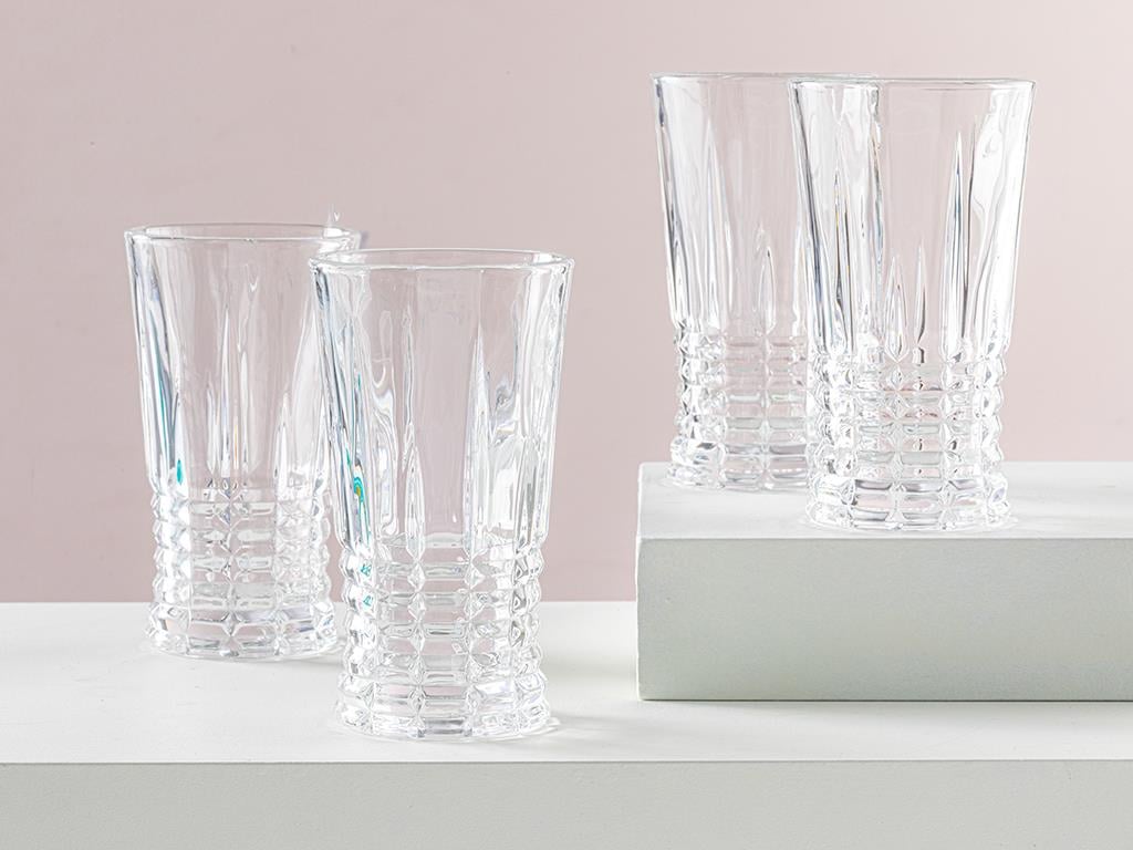 Pamira Pahar De Sucuri Set 4, Sticlă, 290 Ml, Verde-Albastru
