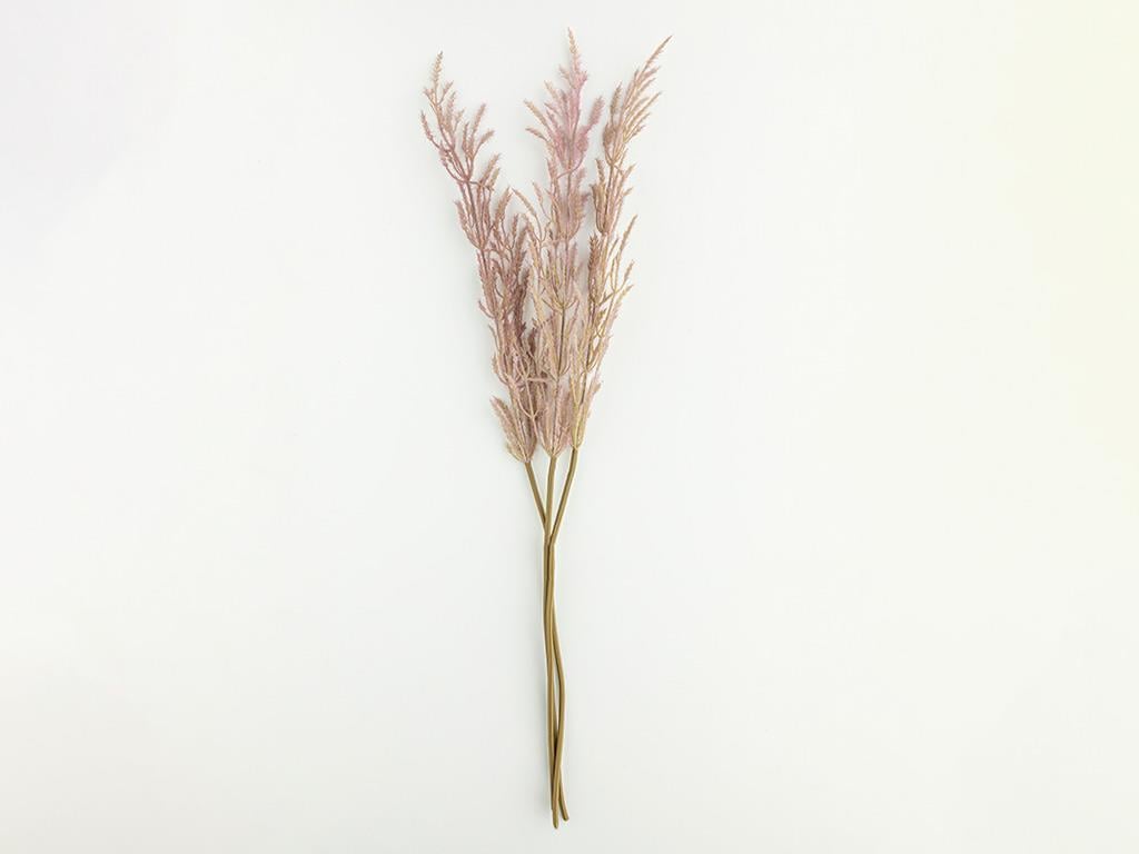 Pampas Plastic Artificial Flower - One Pc 70 cm Purple