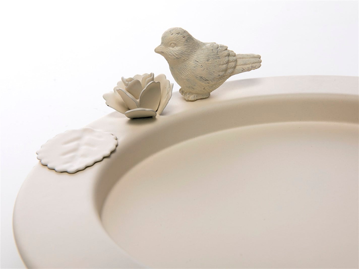 pasăre   18,5x18,5x5,3 cm Albastru deschis