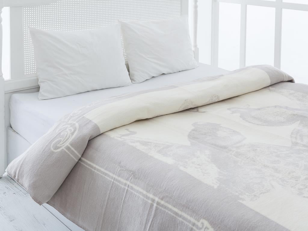 Pasari de dragoste Cottony Double Person  PĂTURĂ 200x220 cm Stone Color