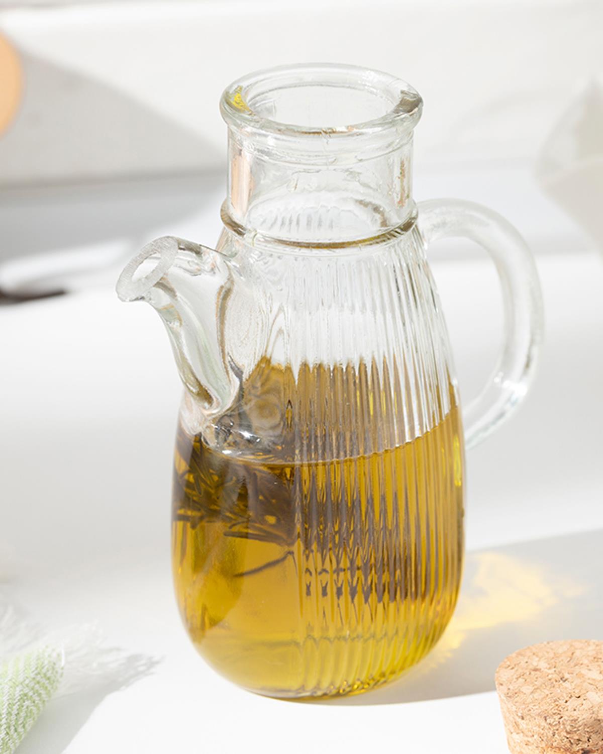 Pedro Glass Oil Cup 400 ml Transparent