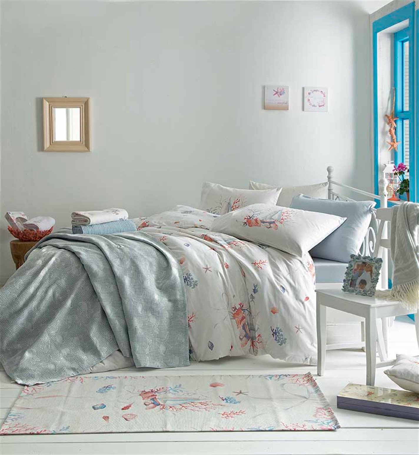 Perla de mare  Pentru o persoana 160x220 cm Coral