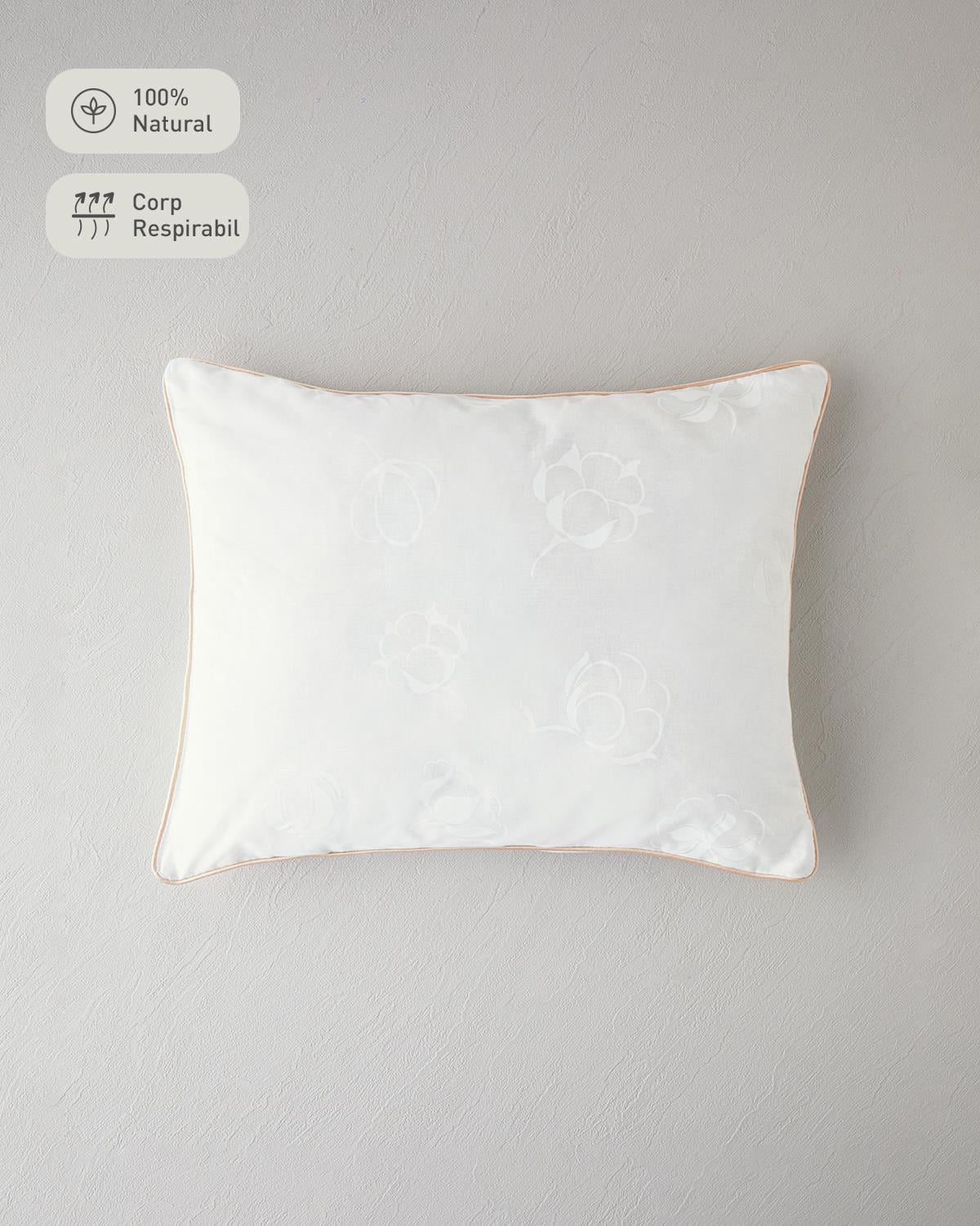 Pernă bebe, Comfy, 35x45 cm, 100% bumbac, alb