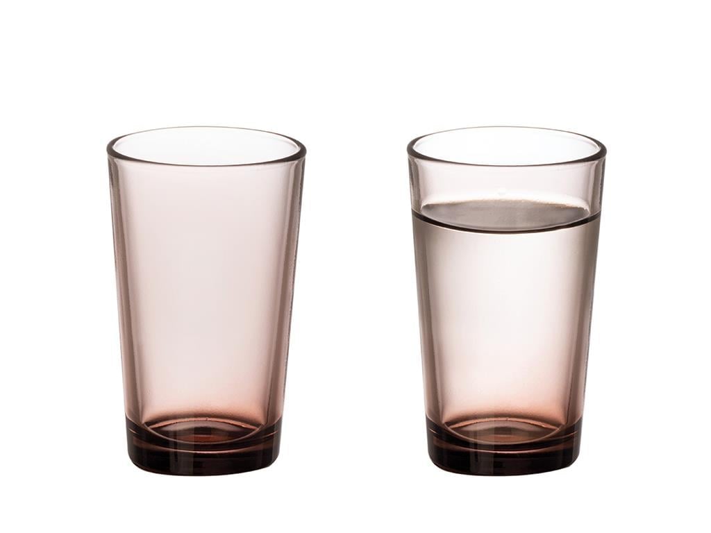 Petunia Sticlă Set De 6 Servit Cu Cafea Pahar De Apă 100 Ml Maro