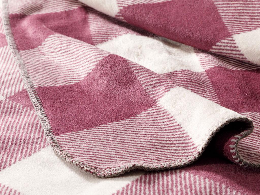 Plaid Cottony Double Person  PĂTURĂ 200x220 cm Bej-Mov