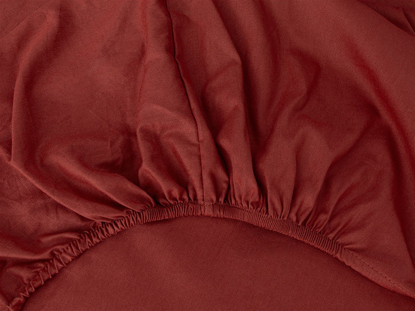 Plain 52 Tel / 132 Numărul de fir Persoană dublă 200x220 cm Claret roșu-verde