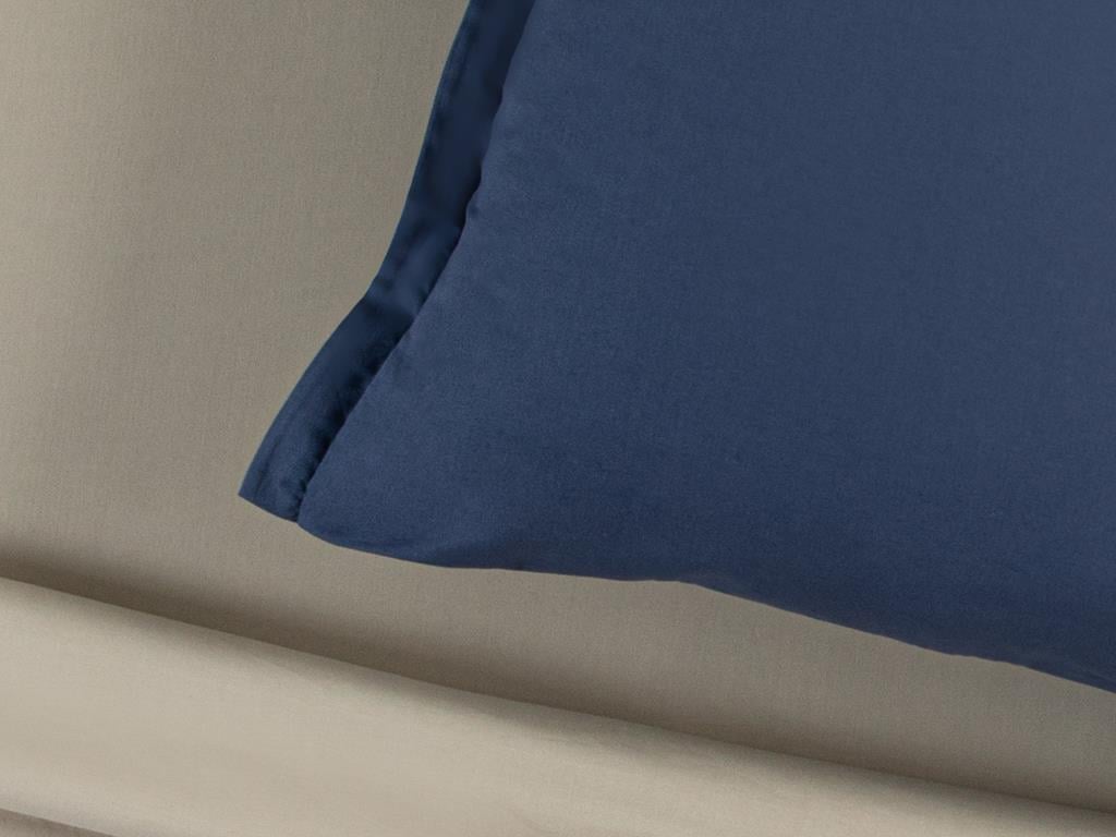 Plain Cottony Oxford Tekli  FAȚĂ DE PERNĂ 80x80 cm Midnight Blue