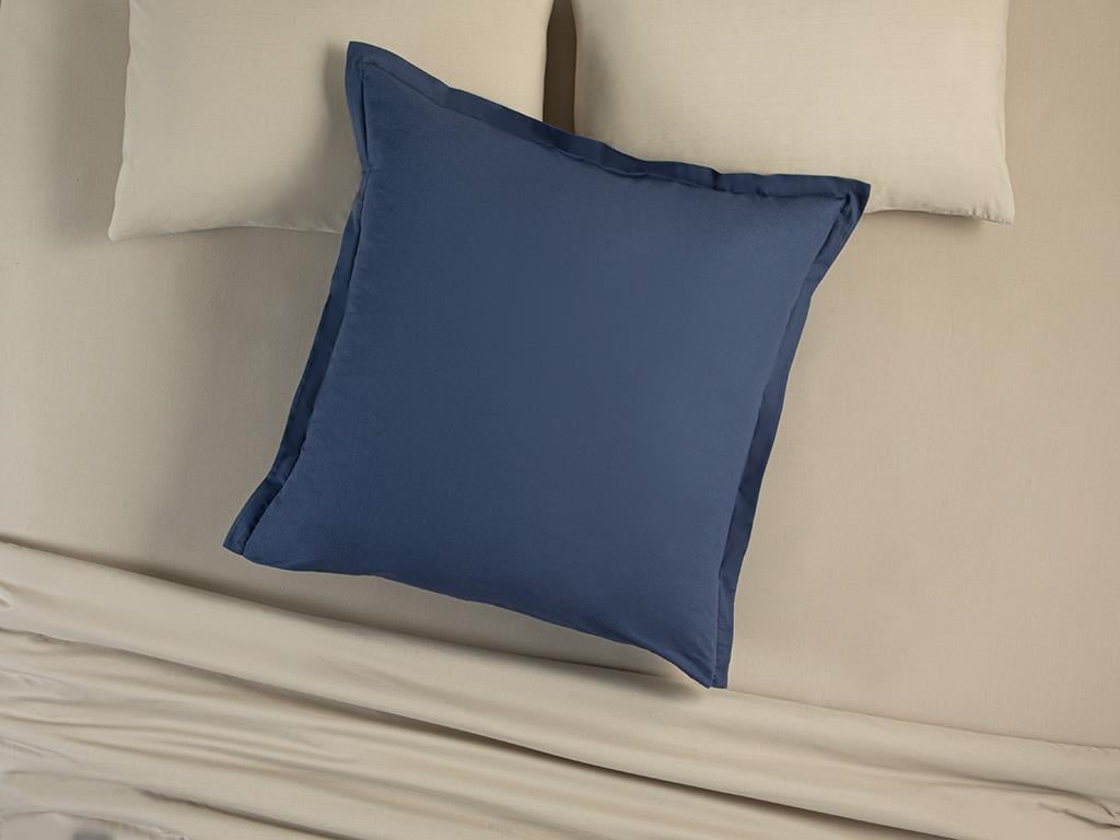 Plain Cottony Oxford Tekli  FAȚĂ DE PERNĂ 80x80 cm Midnight Blue
