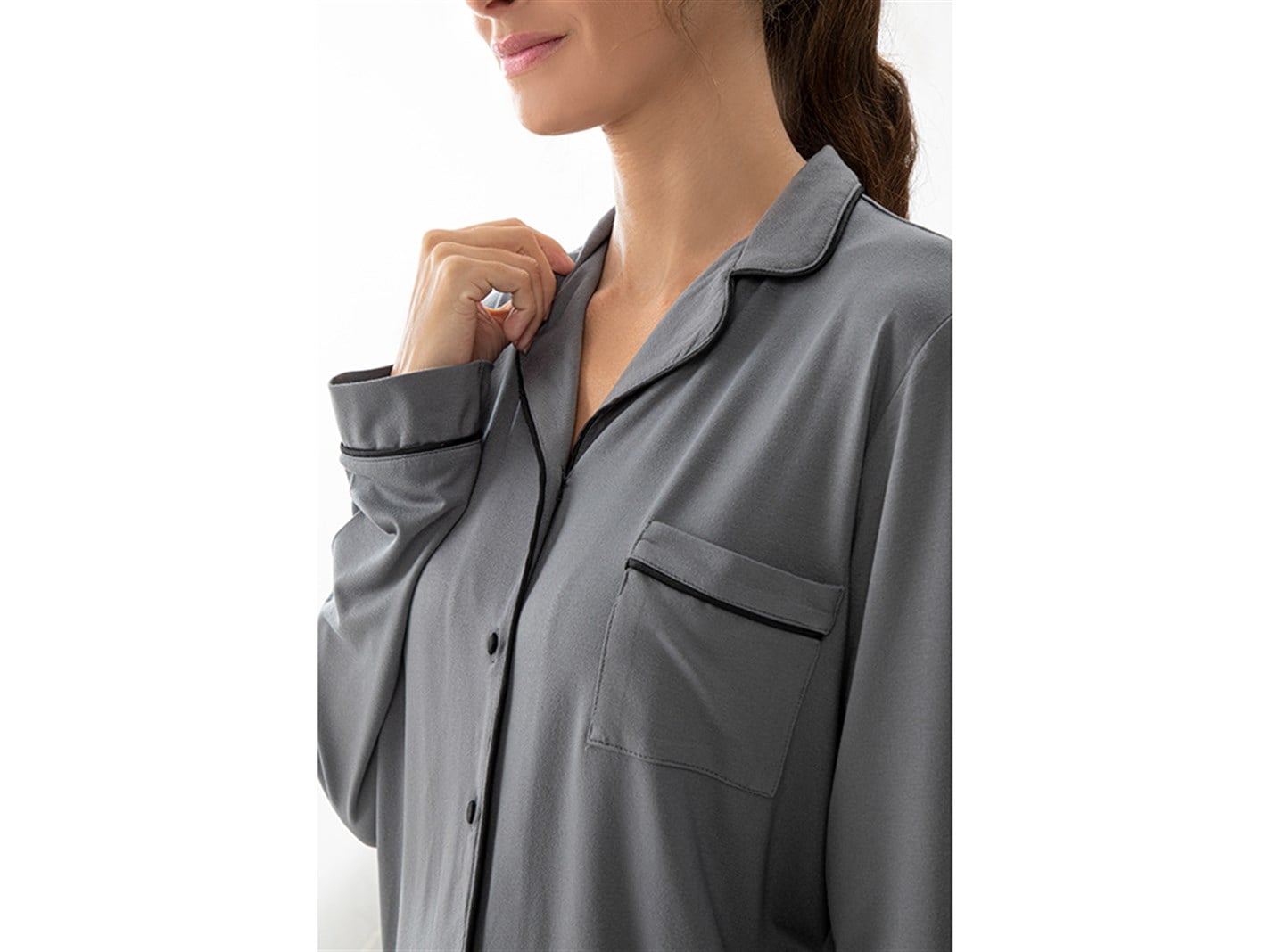 Plain # femei S Anthracite