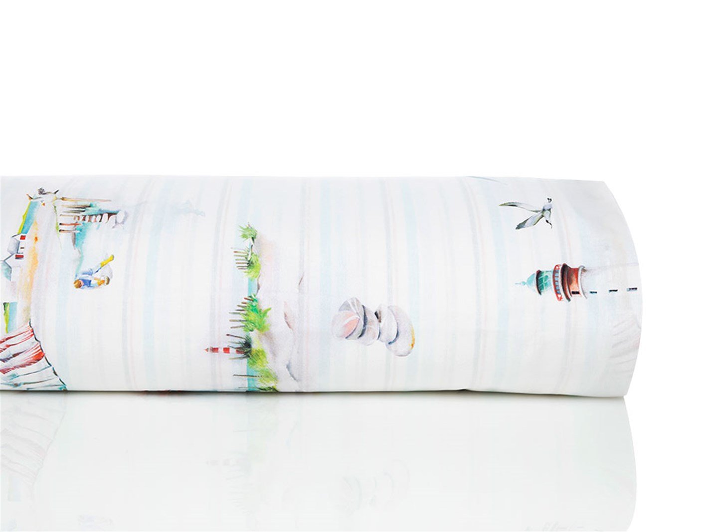 Plaja farului 57 Tel / 144 Numărul de fir Persoană dublă 200x220 cm Turcoaz
