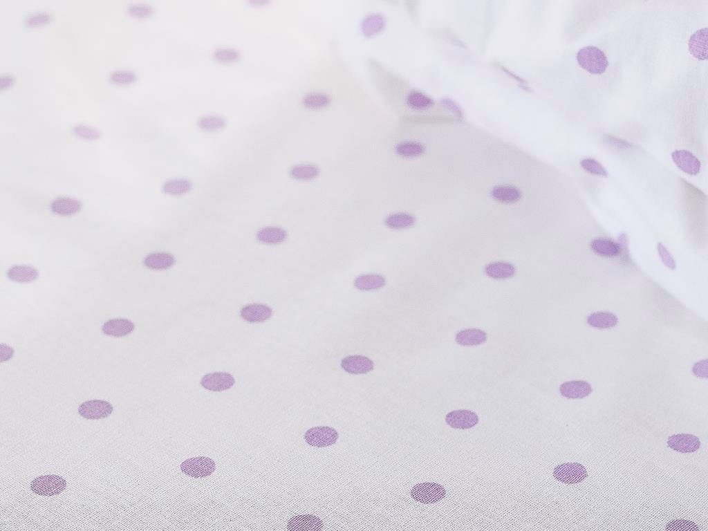 Spotted New Cotton For One Person Sheet 160x240 cm Lilac.