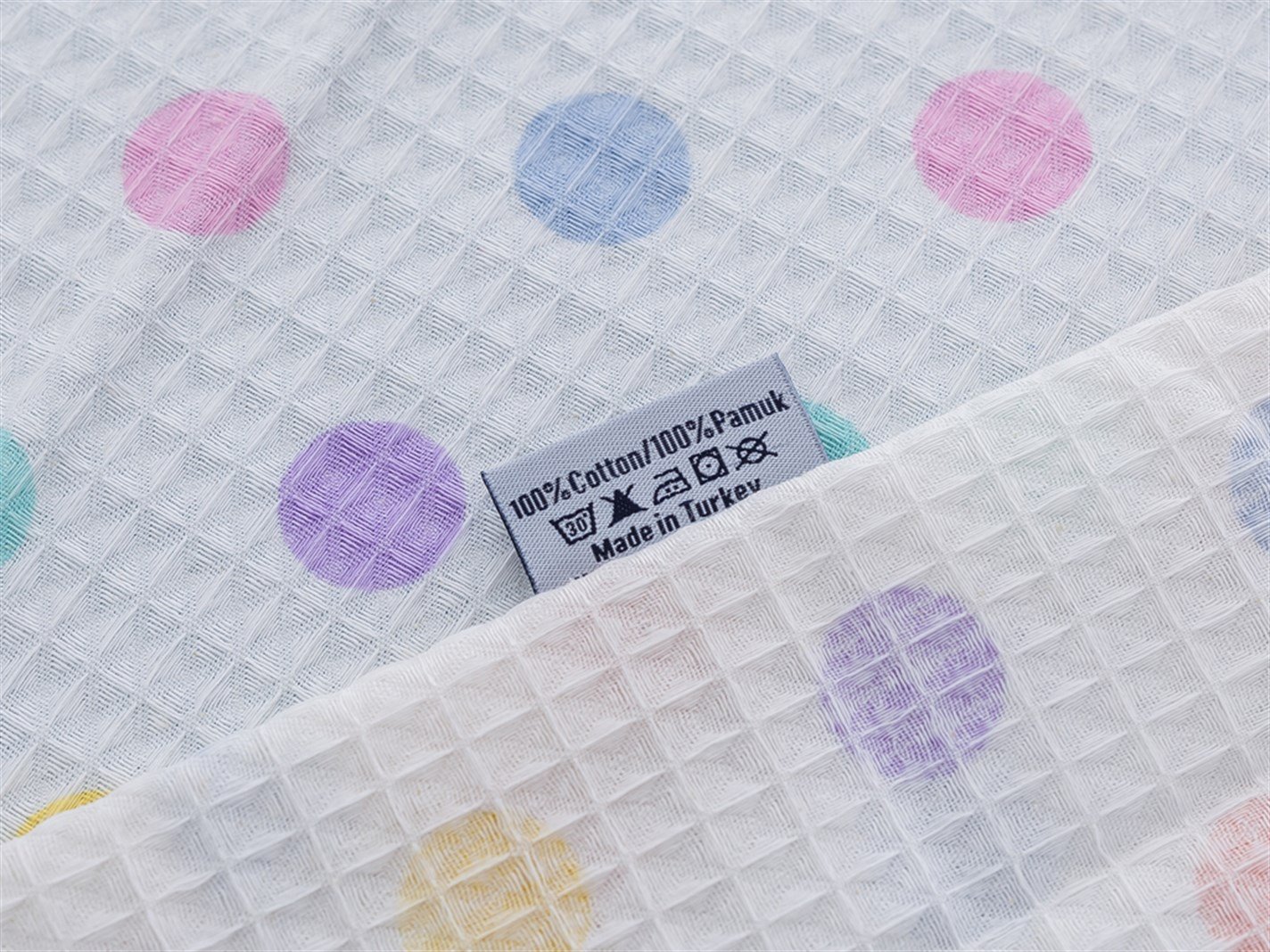 Polka Dot Tipărit Pentru o persoana 150x220 cm Dark Damson